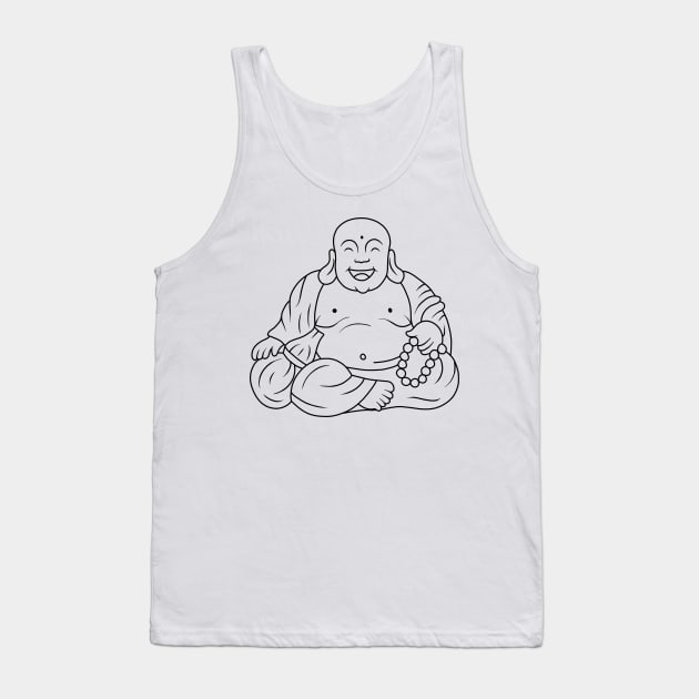 Fat Buddha Tank Top by valentinahramov